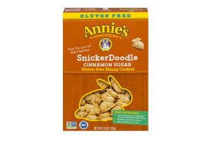 Annie's Homegrown Gluten Free Bunny Cookies SnickerDoodle Cinnamon Sugar