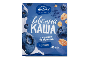 Каша вівсяна з чорницею та вершками, 40 г