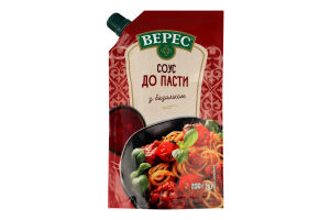 Соус с базиликом нестерилизированный К пасте Верес д/п 200г
