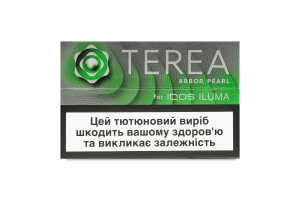 Изделие табакосодержащее для электрического нагревания с капсулой в фильтре Terea Arbor Pearl 20шт