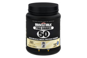 Muscle Milk Pro Series Protein Powder, Intense Vanilla, 50g Protein, 2 Lb