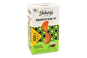 Гренки ржано-пшеничные Сметана и зелень Extra slice Jokers к/у 100г