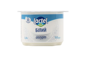 Йогурт 3% Белый Lactel ст 115г