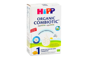 Смесь молочная сухая для детей с рождения 1 Organic combiotic Hipp к/у 150г