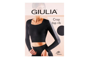 Футболка жіноча Giulia Crop top Rib white