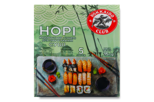 Водоросли сушеные для приготовления суши Нори Hokkaido club м/у 15г