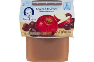 Gerber Apples & Cherries 2nd Foods
