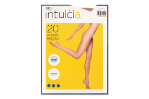 Колготки жіночі Intuicia Classic 20den 2 daino