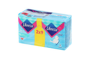 Прокладки гігієнічні Long+ Classic protection Libresse 2х9шт