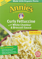 Annie's Homegrown Curly Fettuccine with White Cheddar & Broccoli Sauce