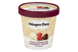 Haagan-Dazs White Chocolate Raspberry Truffle Ice Cream