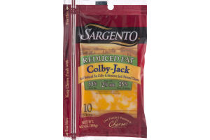 Sargento Reduced Fat Colby-Jack Cheese Slices - 10 CT
