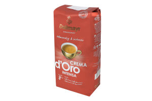 Кава смажена в зернах Crema d'Oro Intensa Dallmayr м/у 1кг