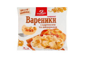 Вареники замороженные с картофелем и шкварками Ласунка м/у 600г