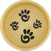 Ahold Paw Print Pet Bowl