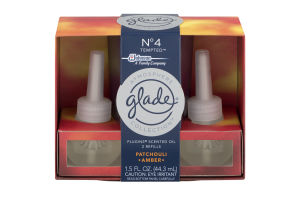 Glade Atmosphere Collection Patchouli Amber Plugins Scented Oil Refills - 2 CT
