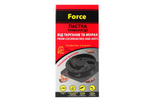 Ловушка от тараканов и муравьев длительного действия Force 6шт