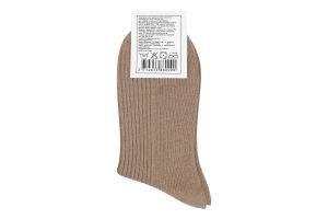 Носки женские однотонные рубчик классические Ningbo Union Point Imp&Exp Co. Ltd №FHF24111728 35-42 в ассорт