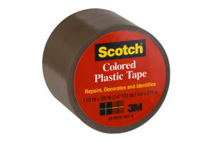 Scotch Brown Colored Plastic Tape