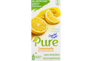Crystal Light Pure Sweetened Drink Mix Lemonade - 7 CT