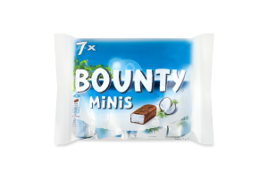 Батончики Bounty Minis шоколадні