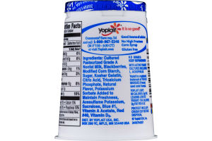 Yoplait Light Fat Free Yogurt Blackberry