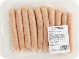 Ковбаски Фірмові курячі охолоджені фасовані
