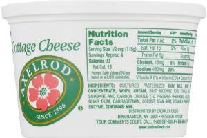 Axelrod Lowfat Cottage Cheese Axelrod 71700516023 Customers