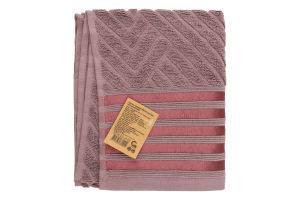 Рушник пильно-рожевий махровий 40*70см 500г/м2 GM Textile