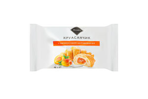Круасанчик з абрикосовим наповнювачем RIOBA м/у 45г