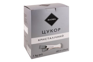 Сахар кристаллический из сахарной свеклы RIOBA к/у 200х5г