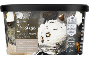 Prestige Real Premium Ice Cream Coconut Almond Fudge