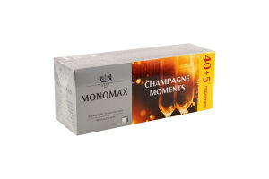 Бленд чая черного и зеленого байхового мелкого с кусочками ягод Champagne moments Monomax к/у 45x1.5г