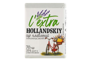 Сир плавлений 35% Голландський L'extra м/у 70г
