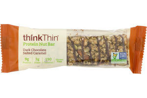 thinkThin Protein Nut Bar Dark Chocolate Salted Caramel