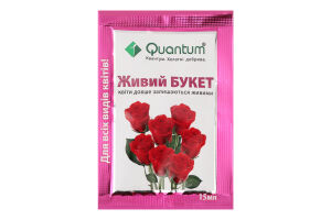 Добриво д/зрізаних квітів Живий букет 15мл саше Квантум