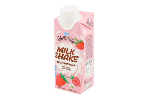 Коктейль молочный 2% ультрапастеризованный с наполнителем Клубничный Milk Shake Galychyna т/п 235г