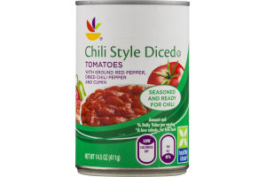 Ahold Chili Style Diced Tomatoes