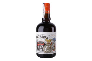 Напій алкогольний 0.7л 35% на основі рому Spiced Black Mad Kaper пл