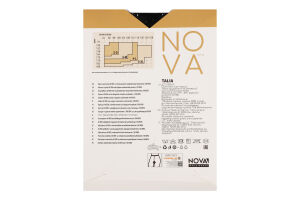 Колготки жіночі Nova Talia 40 чорний р.2