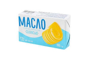 Масло Селянське Хвиля солодковершкове 73% 180г Альдіс Д