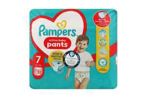 Трусики-подгузники для детей 17кг+ 7 Pants 360 Pampers 32шт