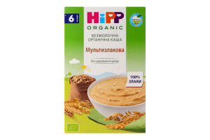 Каша безмолочна для дітей від 6міс Мультизлакова Organic Hipp к/у 200г