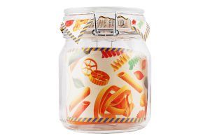 Банка зі скляною кришкою 750мл №8.39-C100-750 Econ round Uniglass 1шт