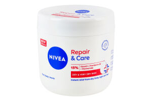 Крем для сухой и очень сухой кожи универсальный Восстановление и уход Nivea 400мл