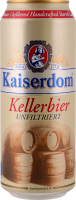 Пиво 0.5л 4.7% напівтемне нефільтроване пастеризоване Kellerbier Kaiserdom з/б