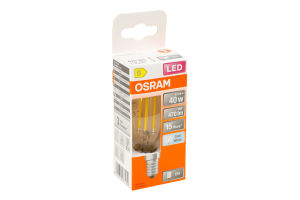Лампа філаментна ЛЕД 3,4W E14 4000K B40 Osram