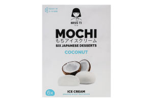 Мороженое кокосовое в рисовом тесте Мочи Miss Ti к/у 6х35г