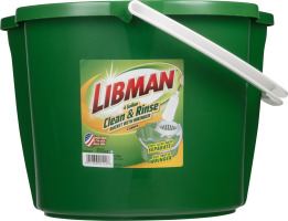 Libman 4 Gallon Clean & Rinse Bucket With Wringer