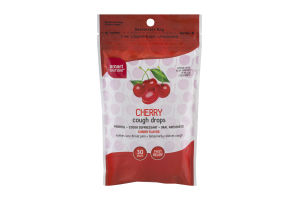 Smart Sense Cherry Cough Drops - 30 CT